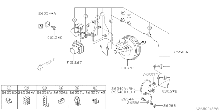 Brake piping