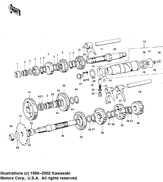 Transmission/change drum