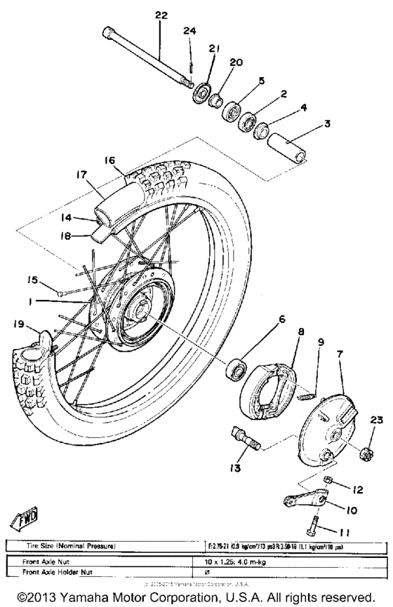 Front wheel