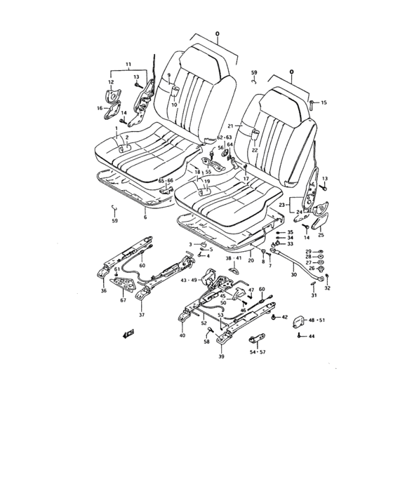 Rear seat