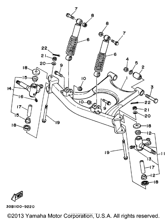 Front suspension - wheel