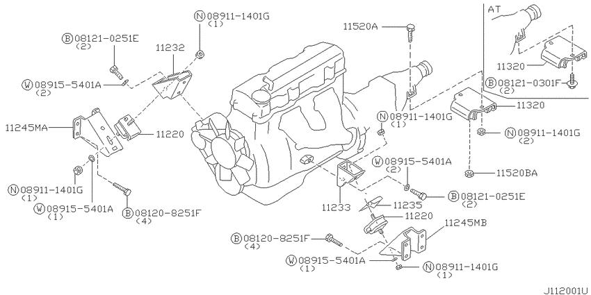 Engine & transmission   mounting