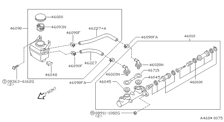 Brake master cylinder