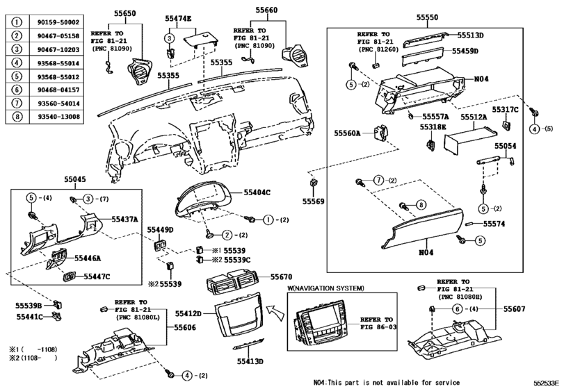 Instrument Panel & Glove Compartment