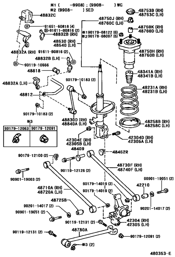 Rear Spring & Shock Absorber