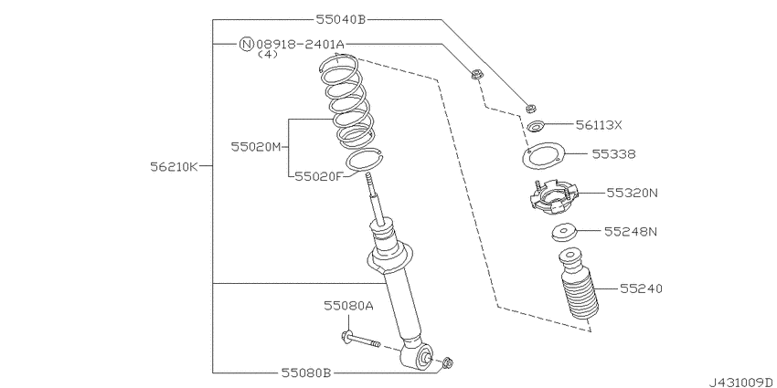Rear suspension