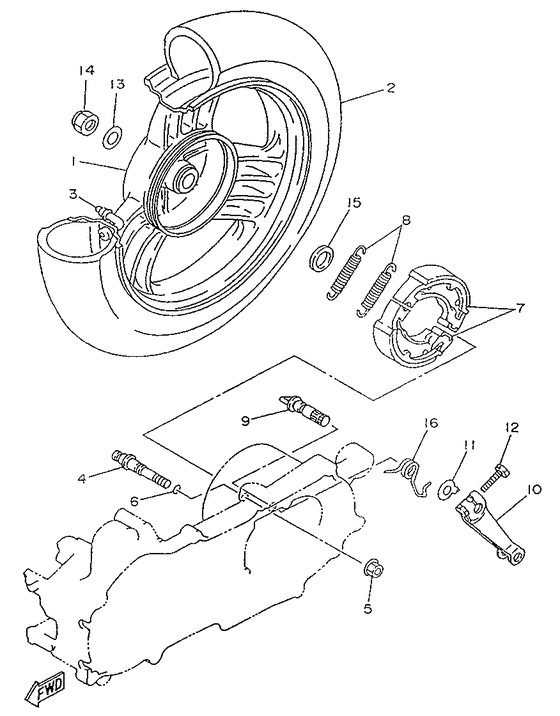 Rear wheel
