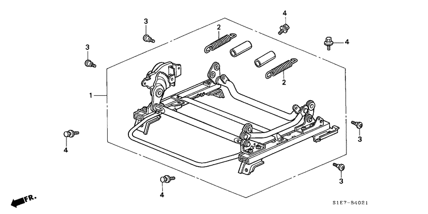 Front seat components