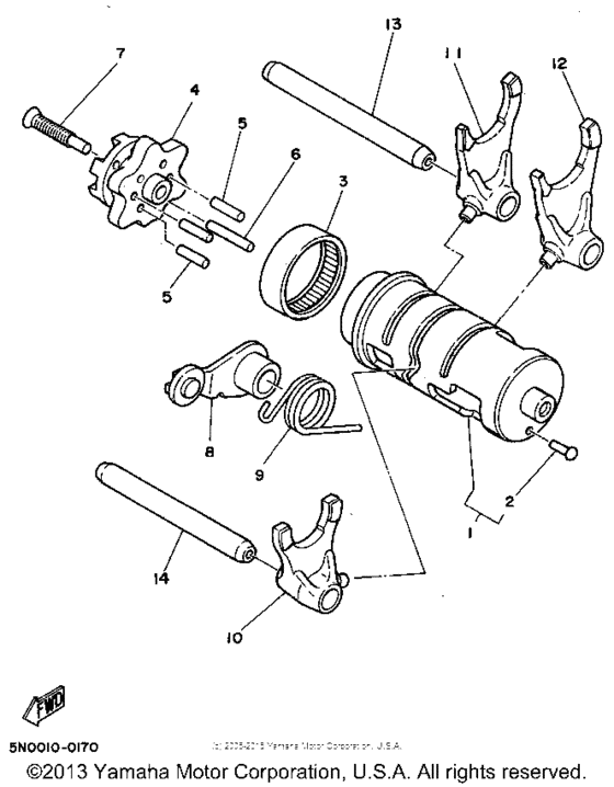 Shift Cam & Fork