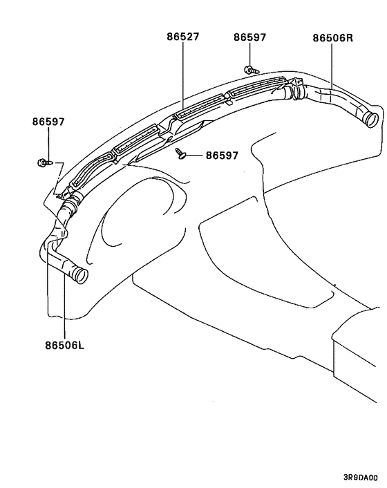 Defroster nozzle & duct