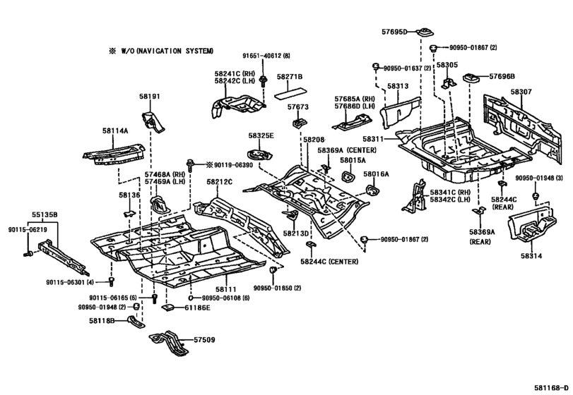 Floor Pan & Lower Back Panel