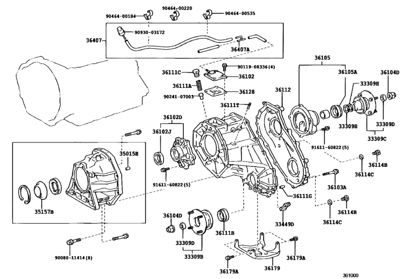 Transfer Case & Extension Housing