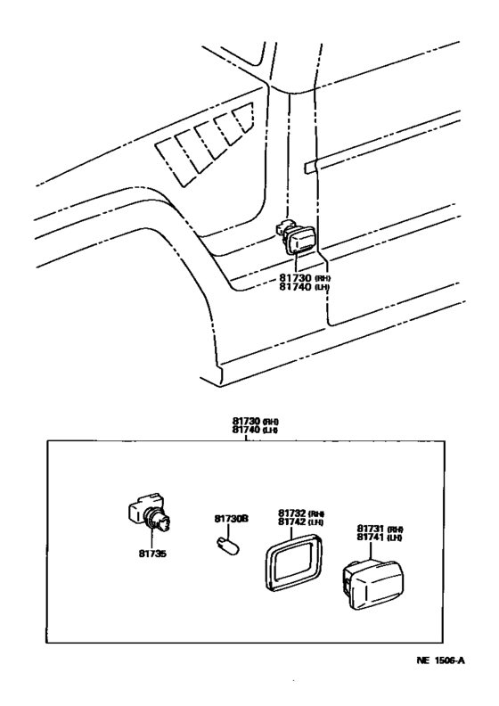 Side Turn Signal Lamp & Outer Mirror Lamp
