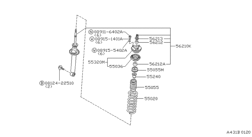 Rear suspension