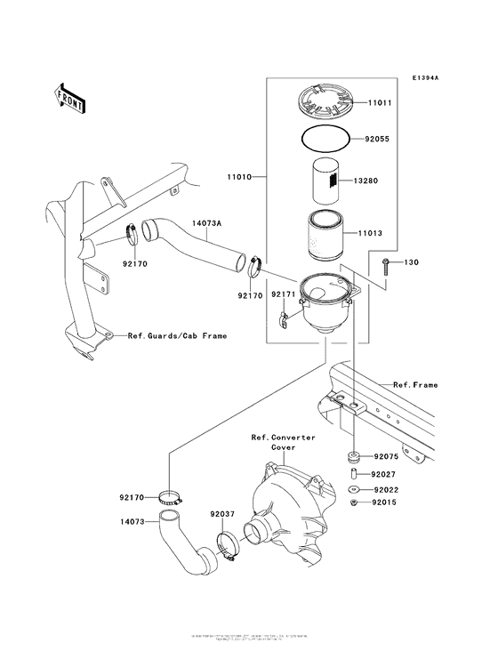 Air Cleaner-Belt Converter (Fbf-Fdf)