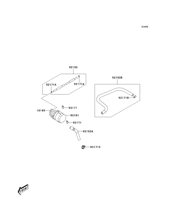 Fuel evaporative system(a8f-abf)