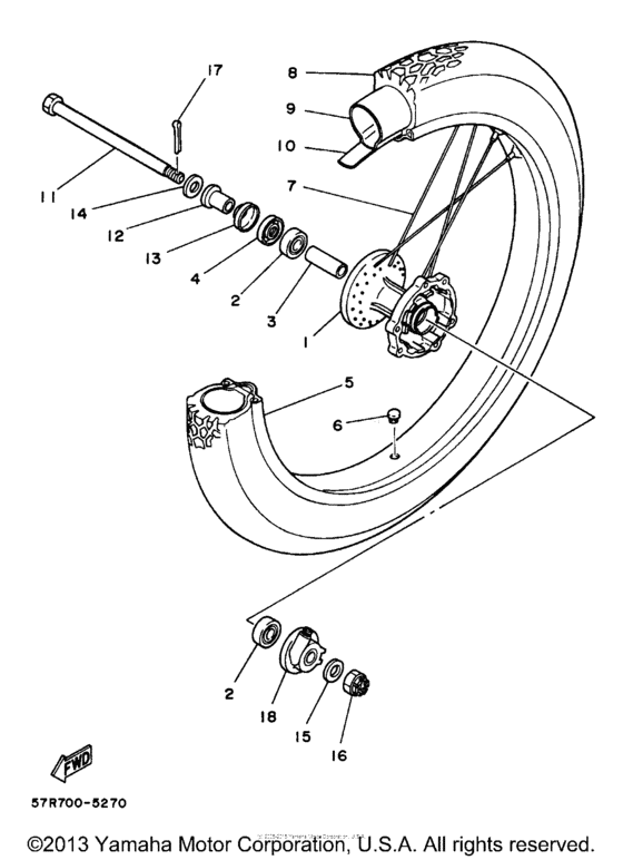 Front wheel