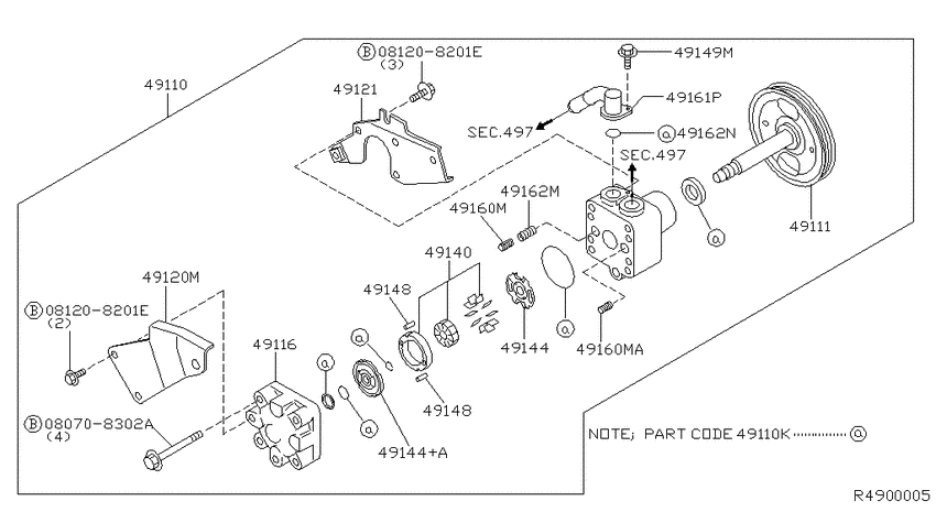 Power steering pump