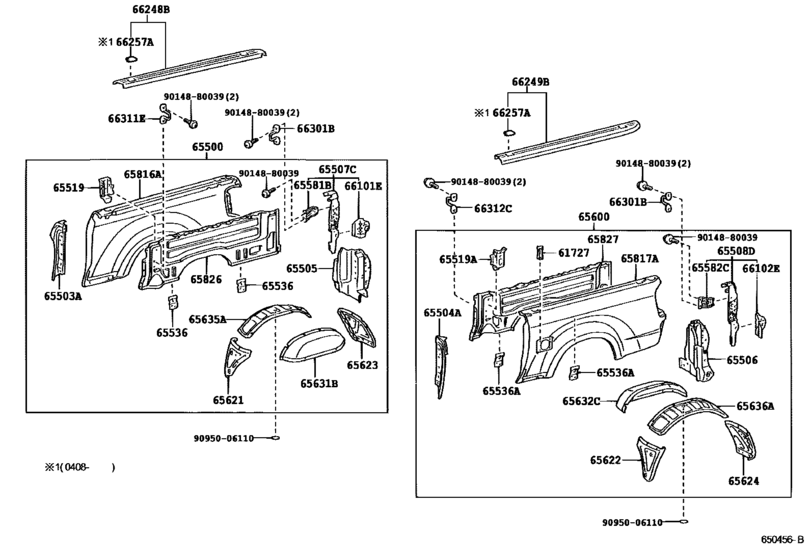 Rear Body Side Panel