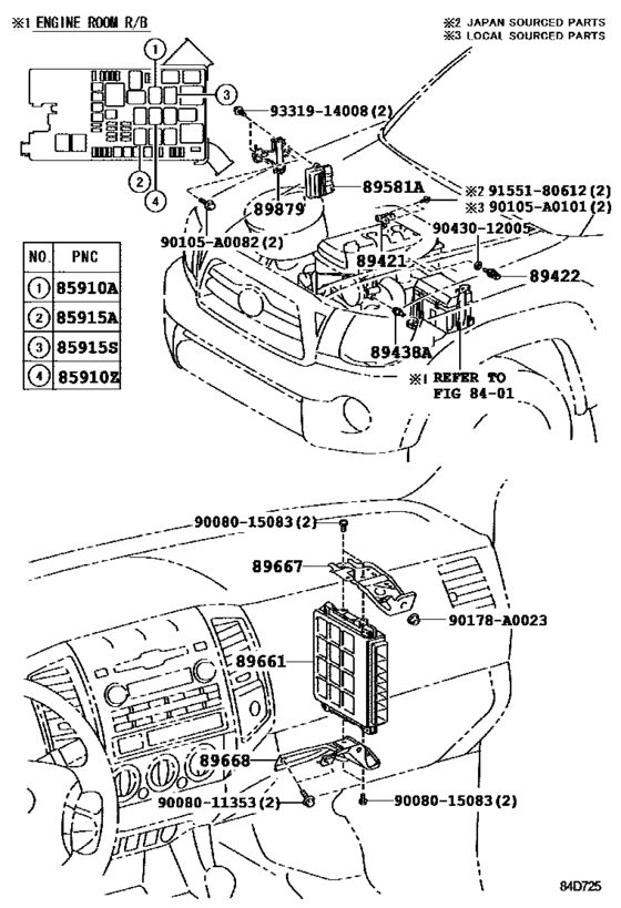 Electronic Fuel Injection System for 2004 - 2015 Toyota TACOMA TRN245 ...