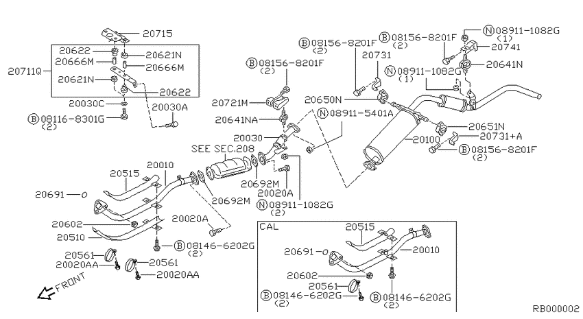 Exhaust tube & muffler