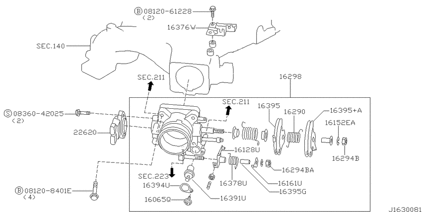 Throttle chamber