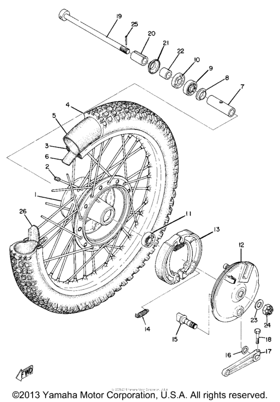Front wheel