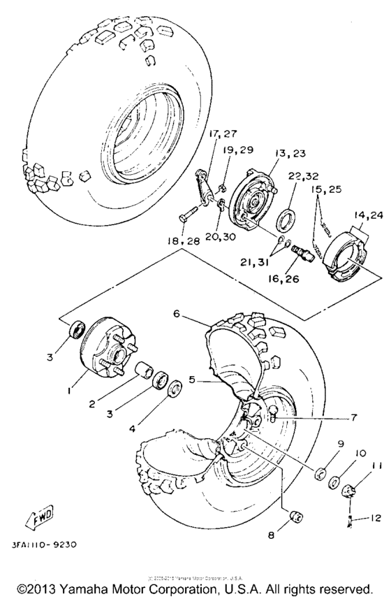 Front wheel