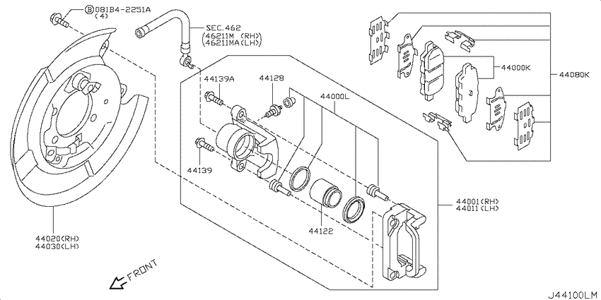 Rear brake