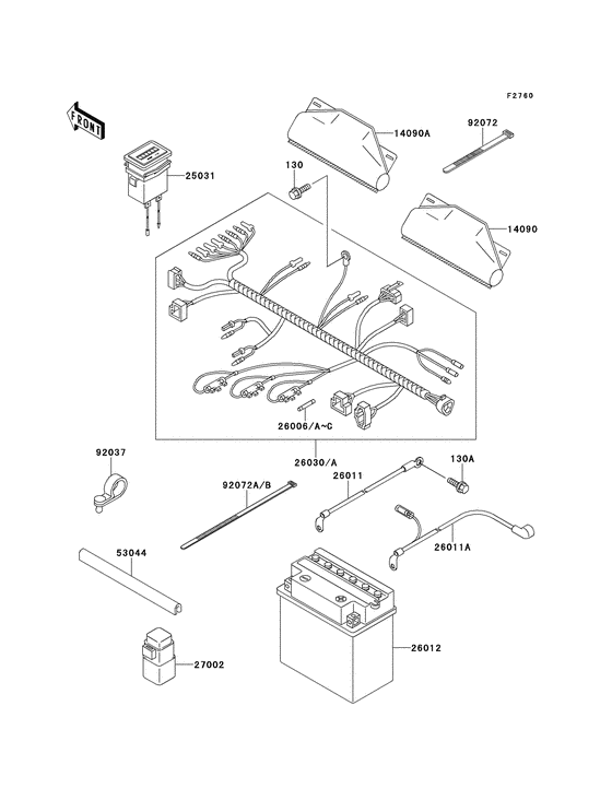 Chassis electrical equipment