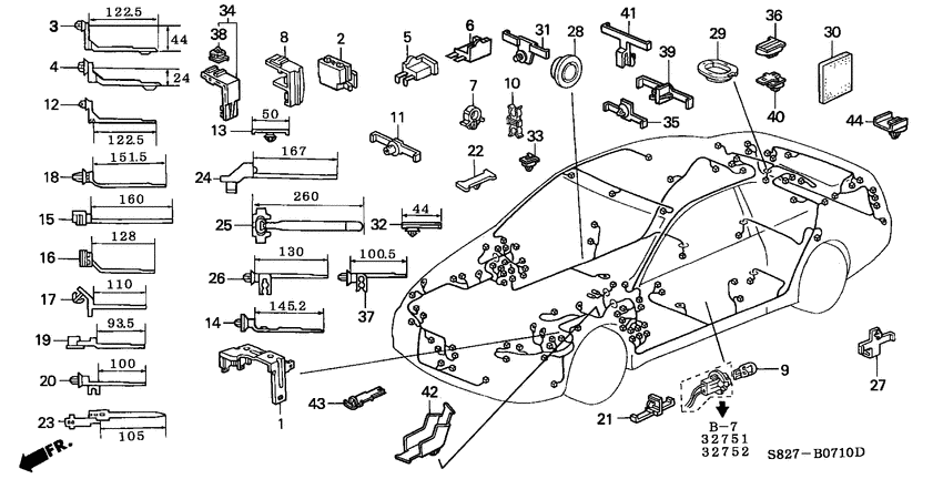 Harness band/bracket