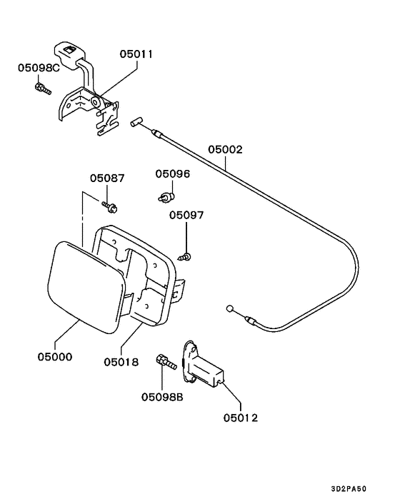 Fuel filler lid & lock