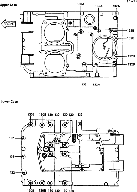 Crankcase bolt pattern