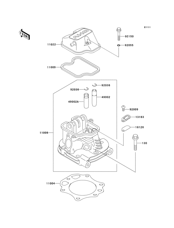 Cylinder head(kaf300-b1)