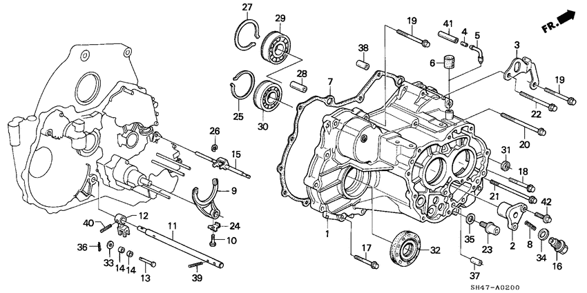 Transmission housing