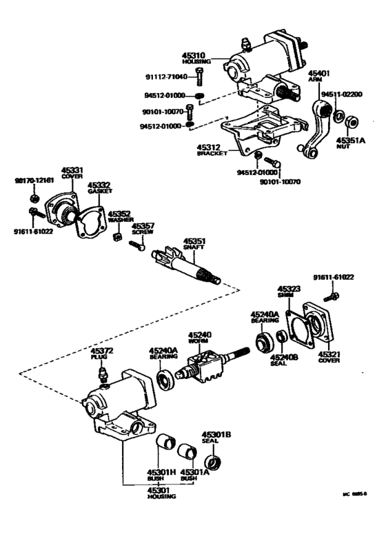 Steering Column & Shaft for 1979 - 1980 Toyota PICKUP RN37 | U.S.A ...