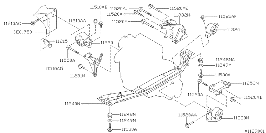 Engine & transmission   mounting