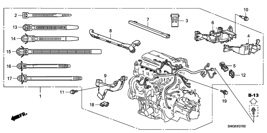 Engine wire harness