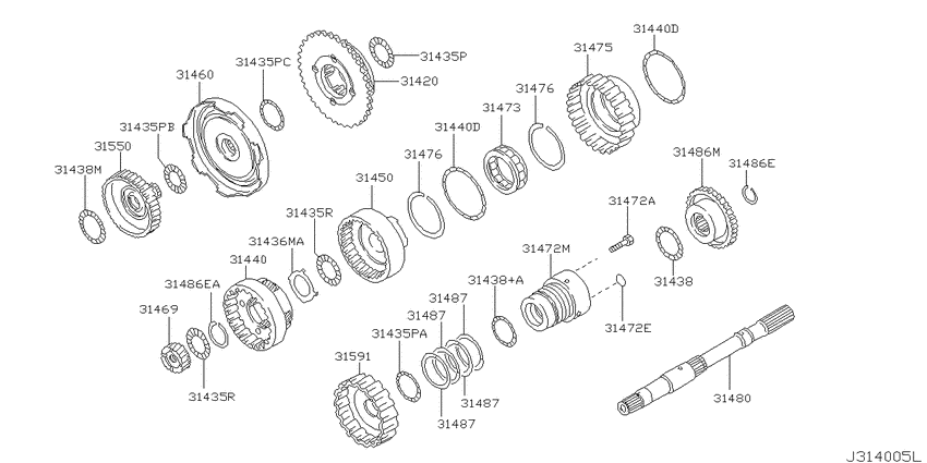 Governor,power train & planetary gear