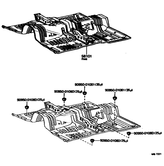 Floor Pan & Lower Back Panel