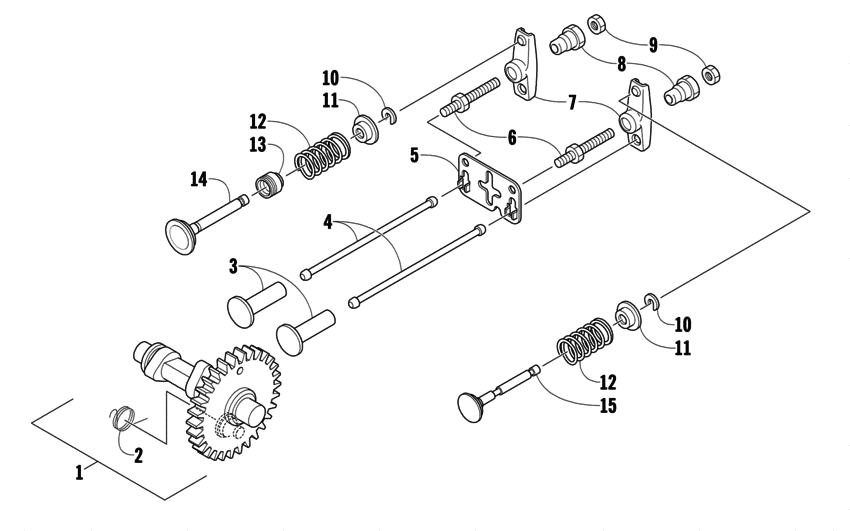 Camshaft And Valve Assembly