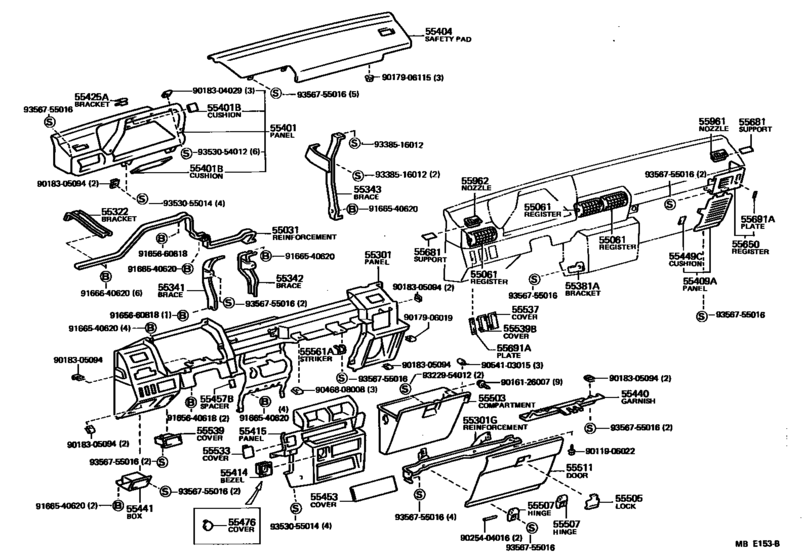 Instrument Panel & Glove Compartment