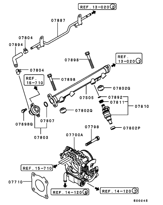 Injector & throttle body