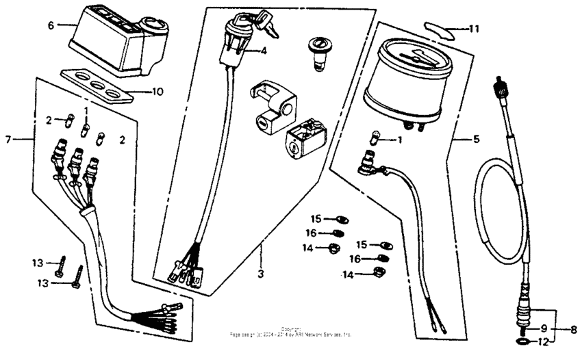 Speedometer + key set 79