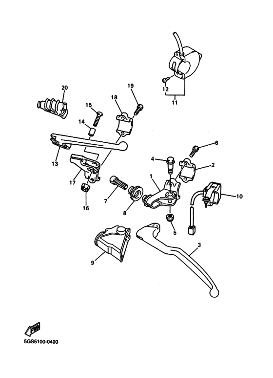 Handle switch & lever