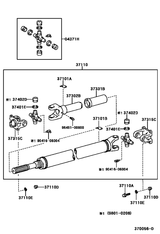 Propeller Shaft & Universal Joint