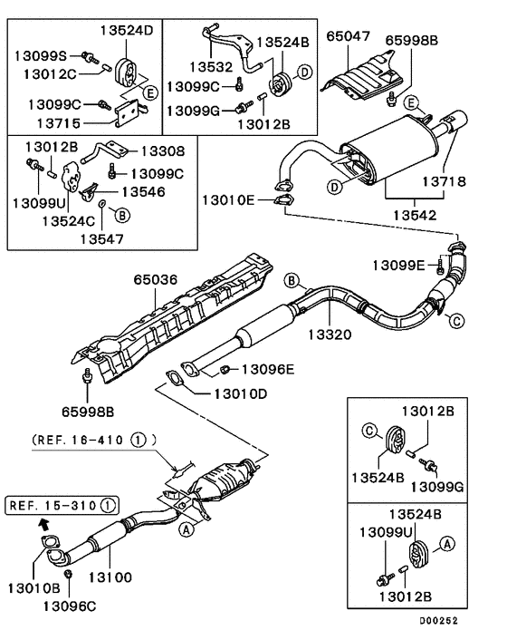 Exhaust pipe & muffler