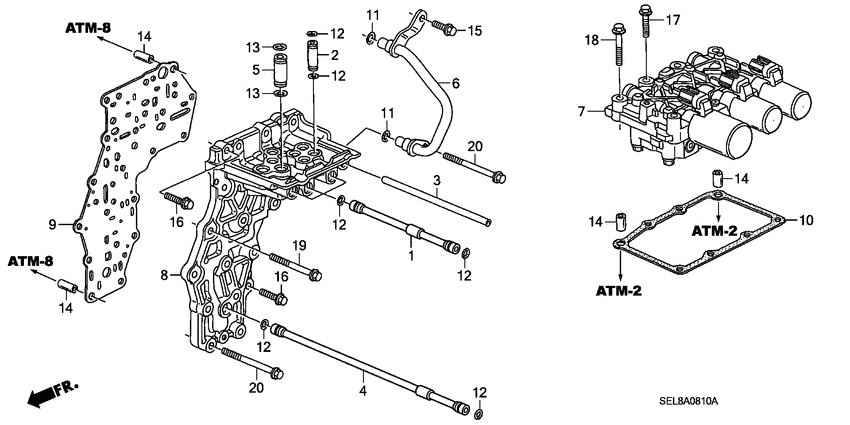 Control valve body