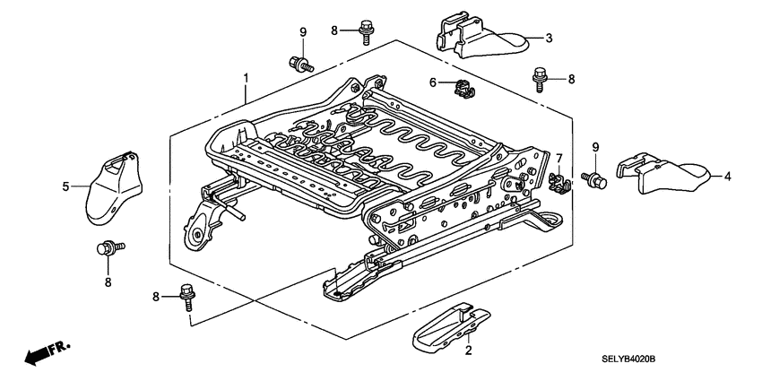 Front seat components
