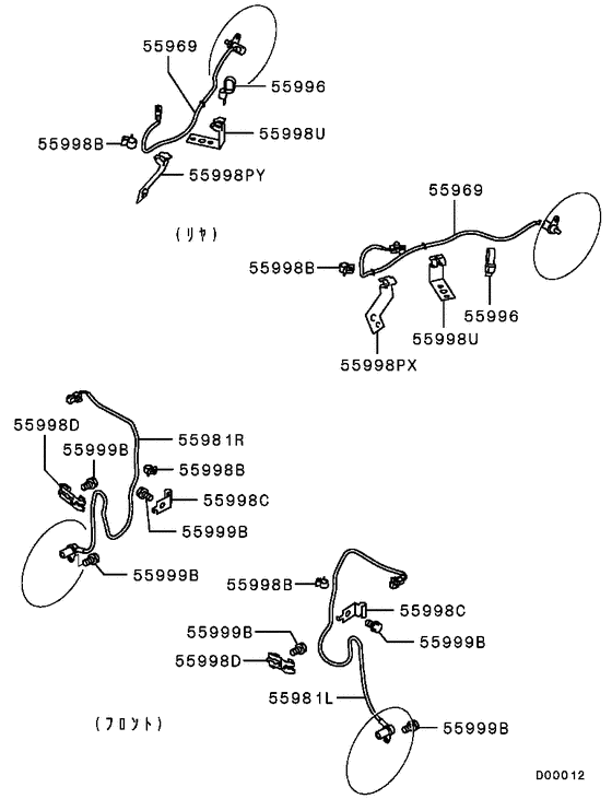 Anti-skid brake sensor